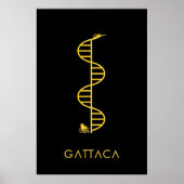 GATTACA Black Poster (Vorne)