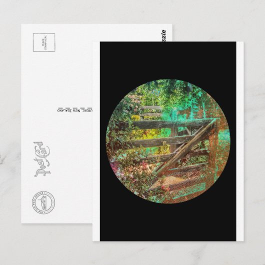 Gatter Postkarte (Vorne/Hinten)