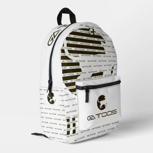 GATTOOS BEDRUCKTER RUCKSACK (Rückseitige Ecke links)