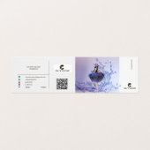 GATTOOS-Faltenkarte Visitenkarten (Außenseite Aufgefaltet)