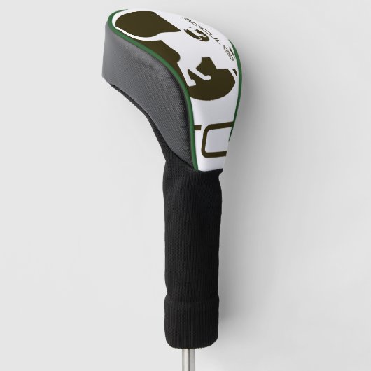 GATTOOS GOLF KOPFWEITE GOLF HEADCOVER (angewinkelt)