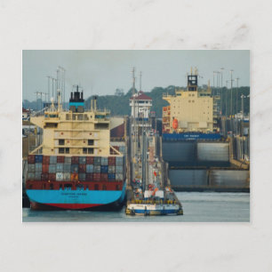 Gatun Locks 1 Postkarte