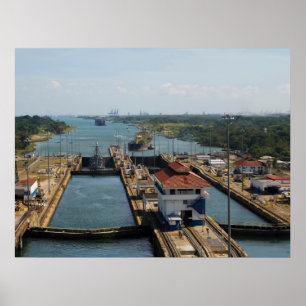 Gatun Locks 7 Poster