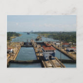 Gatun Locks 7 Postkarte (Vorderseite)