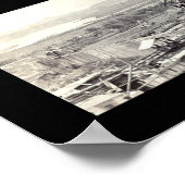 Gatun Locks Panama Foto 1913 Poster (Ecke)