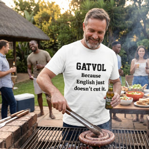 Gatvol - Lustiges südafrikanisches Slang Tri-Blend Shirt