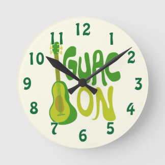 Gauc On! Runde Wanduhr