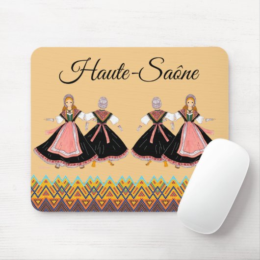 Gauchnottes de Haute-Saône, Frankreich Mousepad (Mit Mouse)