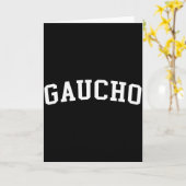Gaucho karte (Gelbe Blume)