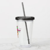 Gaucho Sugar Skull Acryltrinkbecher (Links)