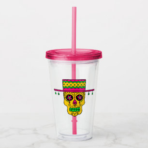 Gaucho Sugar Skull Acryltrinkbecher