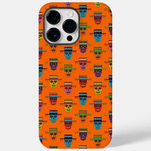Gaucho Sugar Skull Case-Mate iPhone Hülle (Rückseite)