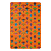 Gaucho Sugar Skull Mini Klemmbrett (Rückseite)