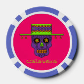 Gaucho Sugar Skull Pokerchips (Rückseite)