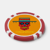 Gaucho Sugar Skull Pokerchips (Einzeln)