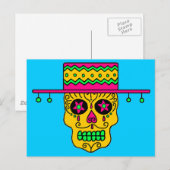 Gaucho Sugar Skull Postkarte (Vorne/Hinten)