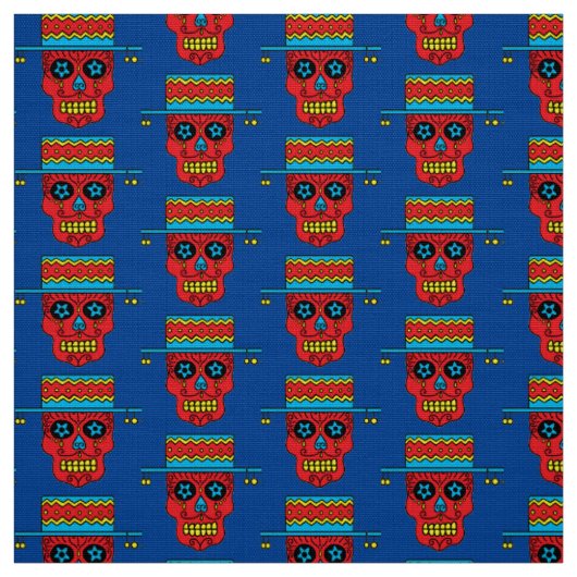 Gaucho Sugar Skull Stoff (Muster)