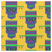 Gaucho Sugar Skull Stoff (Nahaufnahme)