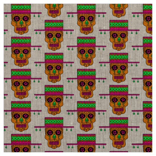 Gaucho Sugar Skull Stoff (Muster)