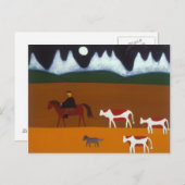 Gaucho und seine Rinder 2006 Postkarte (Vorne/Hinten)