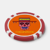 Gaucho Zucker Schädel Pokerchips (Einzeln)