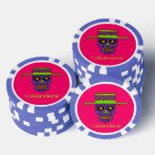Gaucho Zucker-Schädel Pokerchips (Stapel)