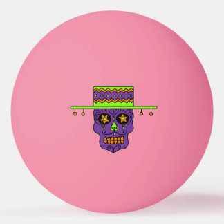 Gaucho-Zuckerschädel Tischtennisball