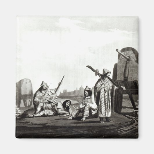 Gauchos von Tucuman, 1820 Magnet (Vorne)