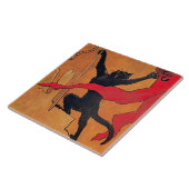 "Gaudeamus Cat" von Theophile Steinlen Fliese (Seite)