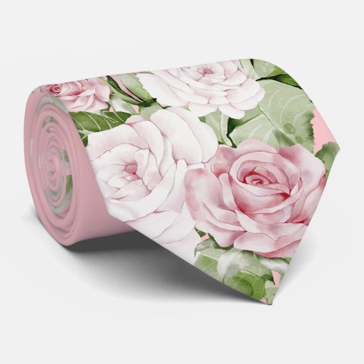 Gaudete Sunday Christmas Advent Rose Krawatte (Gerollt)