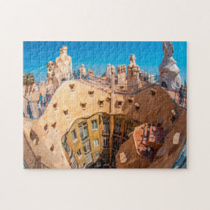 Gaudi-Architektur Barcelona. Puzzle