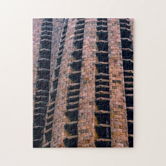 Gaudi Architektur Barcelona. Puzzle (Vertikal)