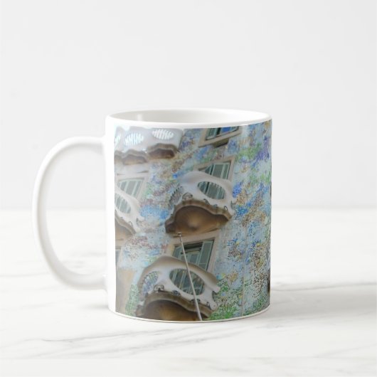 Gaudi Barcelona Architektur Kaffeetasse (Links)