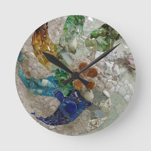 Gaudi Clock Runde Wanduhr (Vorderseite)