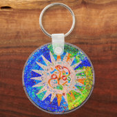 Gaudi Detail Blue Schlüsselanhänger (Vorderseite)