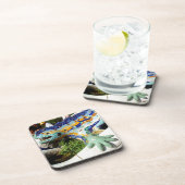 Gaudi Eidechsen-Mosaiken Getränkeuntersetzer (Rechte Seite)