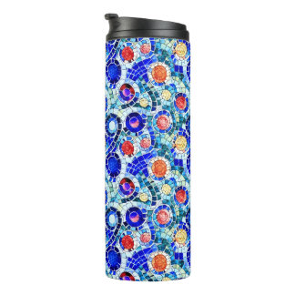 Gaudi Inspiriert Multicolor Mosaic Muster Thermal  Thermosbecher