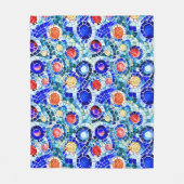 Gaudi Inspiriert Multicolor-Mosaikmuster Fleecedecke (Vorderseite)
