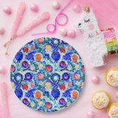 Gaudi Inspiriert Multicolor-Mosaikmuster Pappteller (Party)