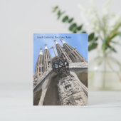 Gaudi Kathedrale, Postkarte Barcelonas Spanien (Stehend Vorderseite)
