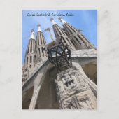 Gaudi Kathedrale, Postkarte Barcelonas Spanien (Vorderseite)