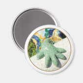 Gaudi Lizard Hand Tiles Magnet (Vorderseite/Rückseite)