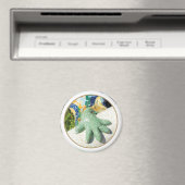 Gaudi Lizard Hand Tiles Magnet (In Situ (Geschirrspüler))