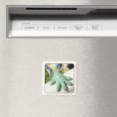 Gaudi Lizard Hand Tiles Magnet (In Situ (Geschirrspüler))