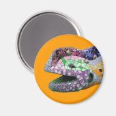 Gaudi Lizard Head Mosaics Magnet (Vorderseite/Rückseite)