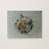 Gaudi Mosaik-Blume Puzzle (Horizontal)