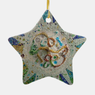 Gaudi Mosaik Keramik Ornament