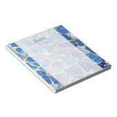 Gaudi Mosaik mit einer Öl-Touch Notizblock (angewinkelt)