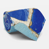 Gaudi Mosaiken mit einer Öl-Touch Krawatte (Gerollt)