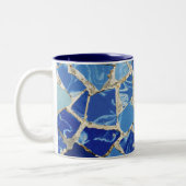 Gaudi Mosaiken mit einer Öl-Touch Zweifarbige Tasse (Links)